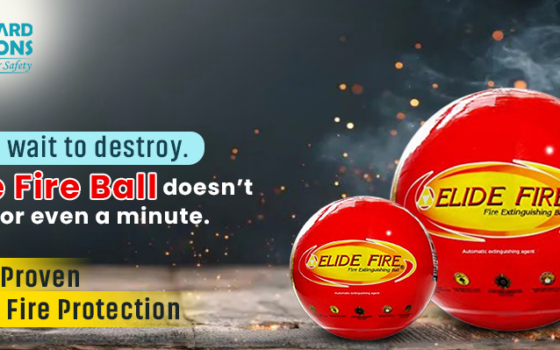 Fire extinguisher ball